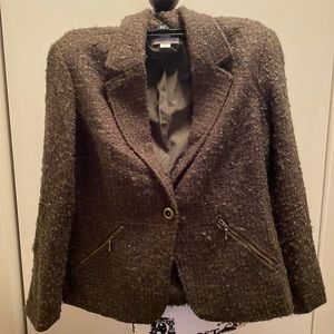 Coldwater Creek green blazer sz10p